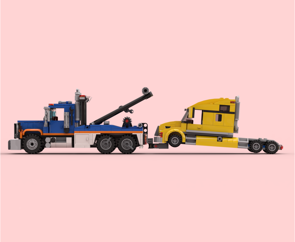 LEGO MOC-209068 Heavy Wrecker Tow Truck by Wacky | Rebrickable - Build ...