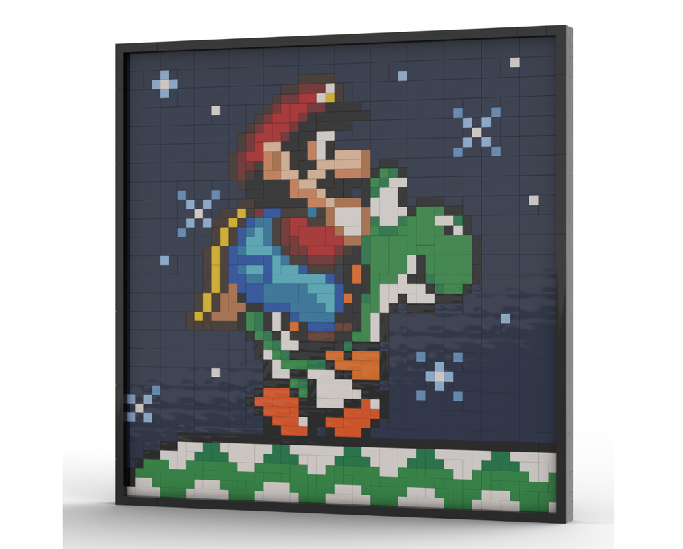 LEGO MOC-209186 Super Mario World Art by TomW. | Rebrickable - Build ...