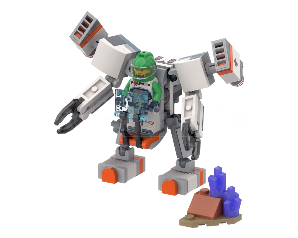 LEGO MOC-209201 Space Survey Mech - (30694-1 & 30663-1) by