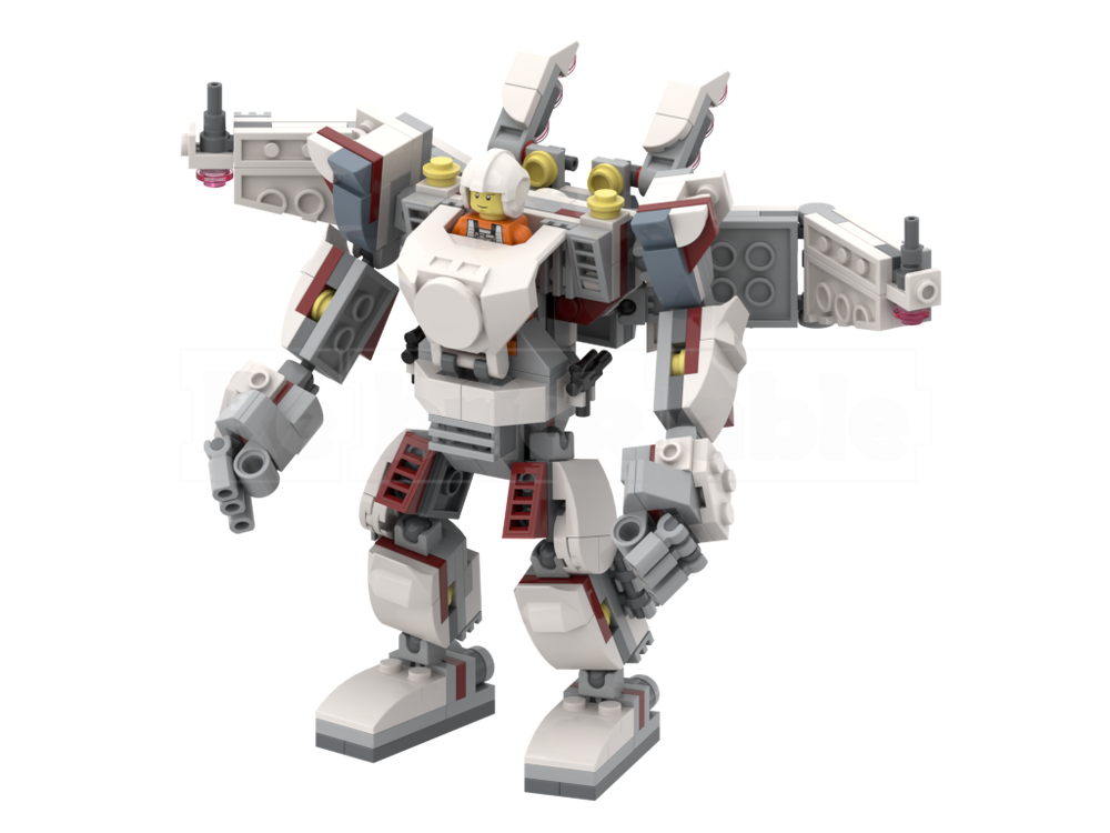 LEGO MOC-209204 New Republic E-Wing Mech - (75390-1 x2) by