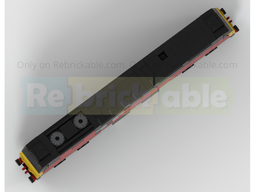 LEGO MOC 4-Wide BR Class 47 Diesel Locomotive Train In RES Livery by ...