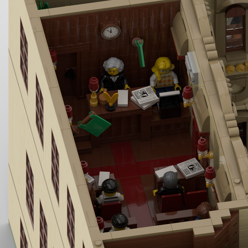 LEGO MOC-209249 Royal Courthouse by Leo G | Rebrickable - Build with LEGO