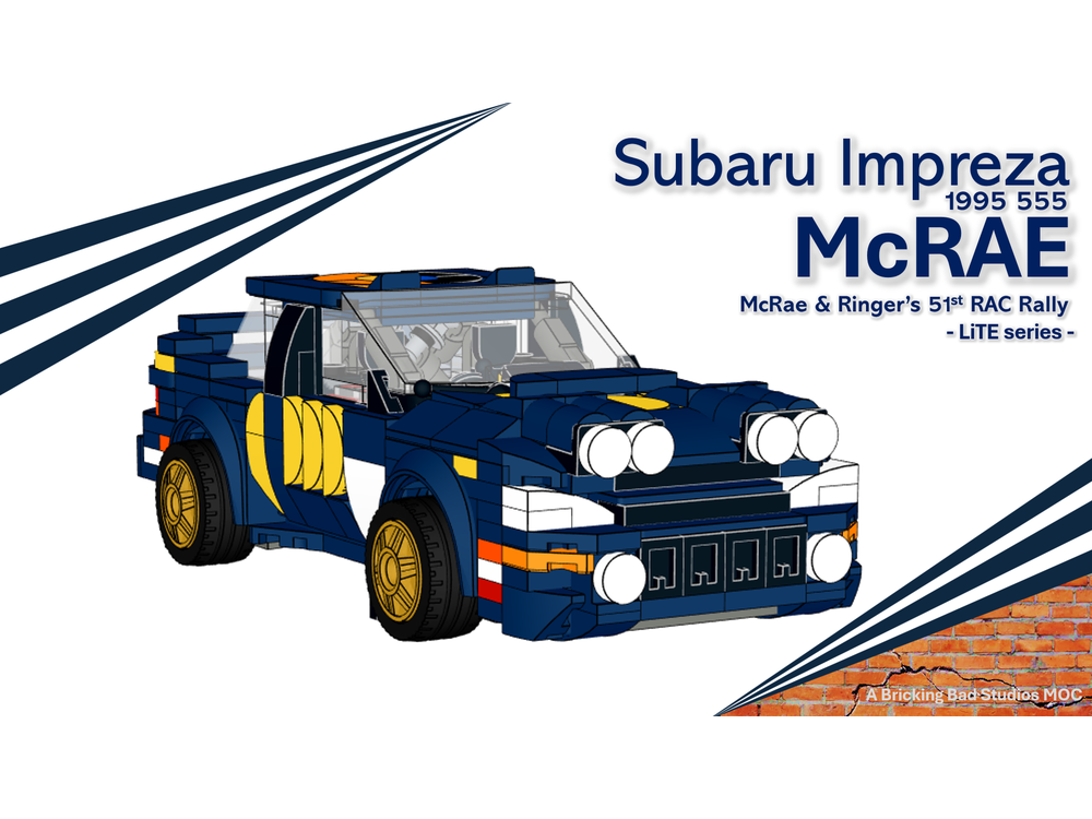 LEGO MOC-209280 Subaru Impreza'95-McRAE / RAC Rally'95 / Impreza 555 ...