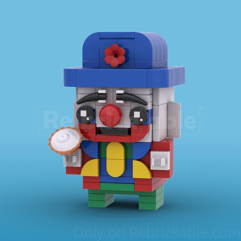 LEGO MOC-209332 Small Clown by SkyCaptain | Rebrickable - Build with LEGO