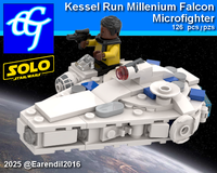 Kessel Run Millenium Falcon Microfighter