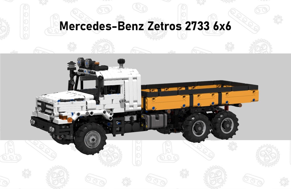 LEGO MOC-209451 Mercedez-Benz Zetros 2733 6x6 by nguyengiangoc