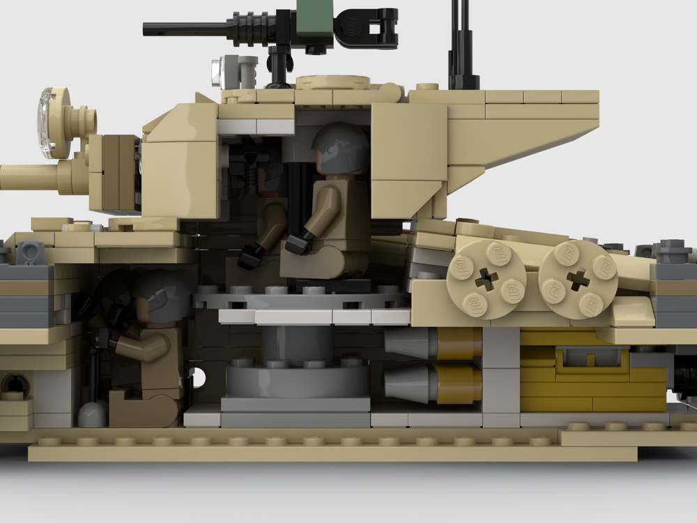 LEGO MOC M-51 Super Sherman by simonelovisa01 | Rebrickable - Build ...