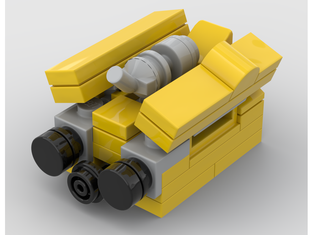 LEGO MOC-209478 M-51 Super Sherman by simonelovisa01 | Rebrickable ...