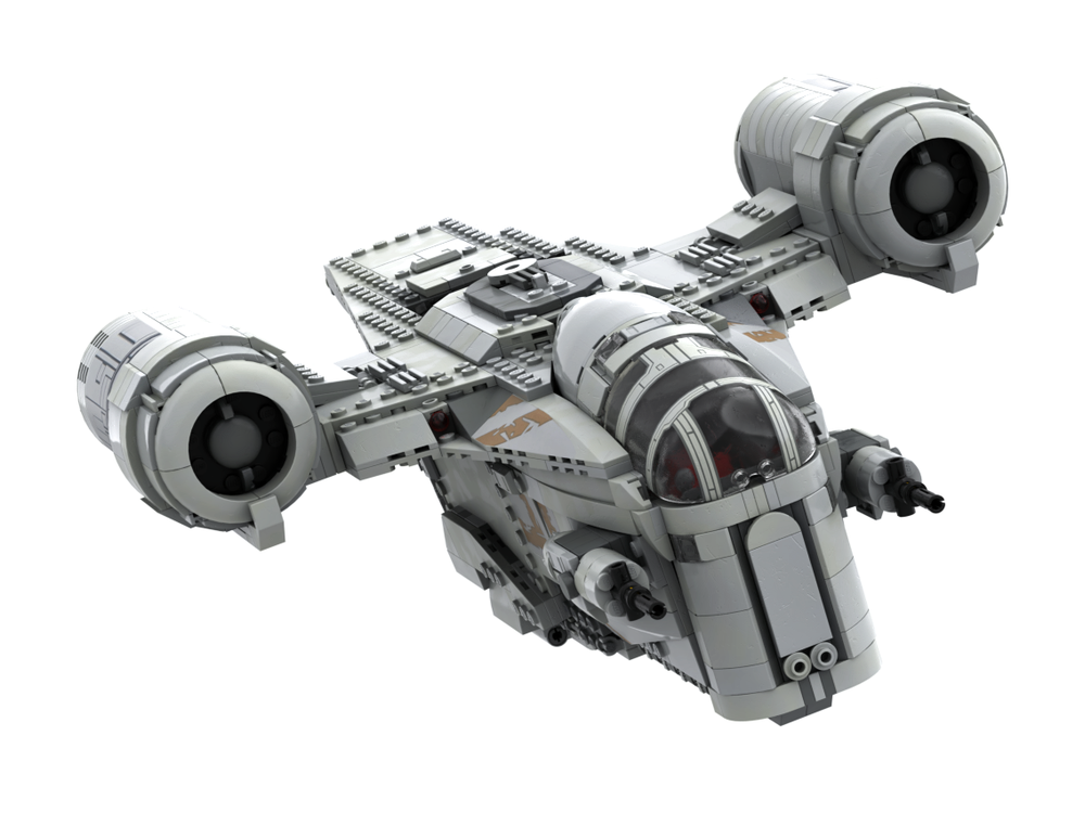 LEGO MOC-209503 Razor Crest MOD by Quarries Workshop | Rebrickable ...