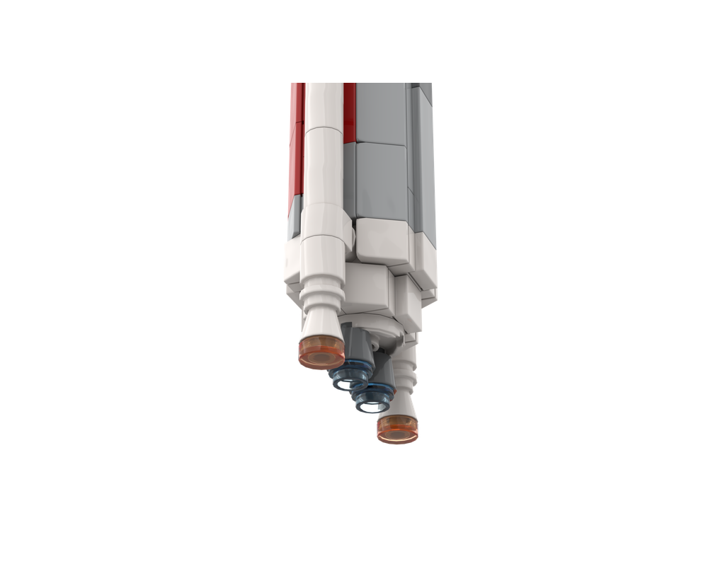 LEGO MOC-209517 ULA Vulcan-Centaur rocket 1:220 scale by ...