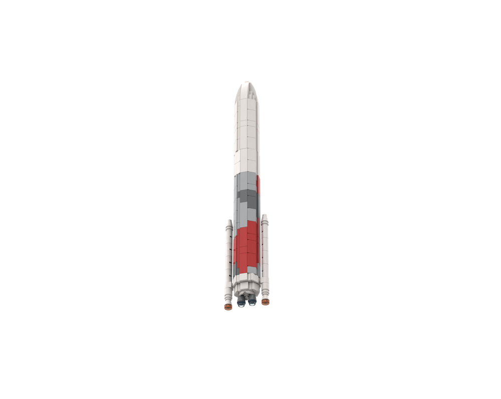 LEGO MOC-209517 ULA Vulcan-Centaur rocket 1:220 scale by ...