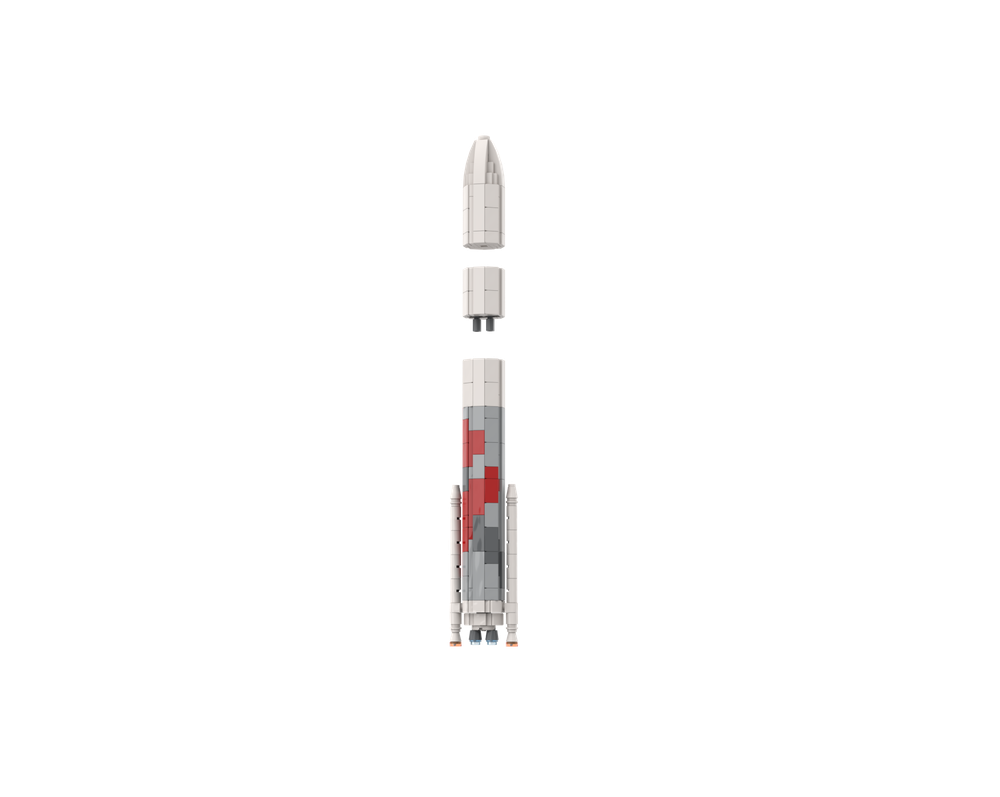 LEGO MOC-209517 ULA Vulcan-Centaur rocket 1:220 scale by ...