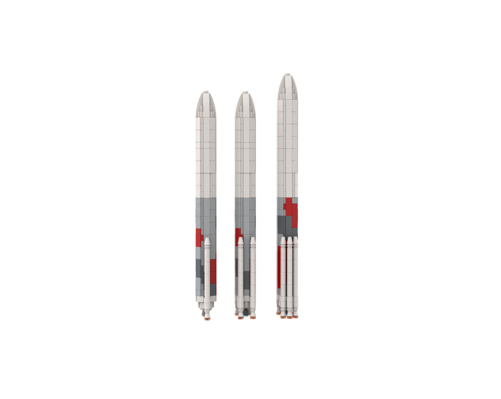 LEGO MOC-209517 ULA Vulcan-Centaur rocket 1:220 scale by ...