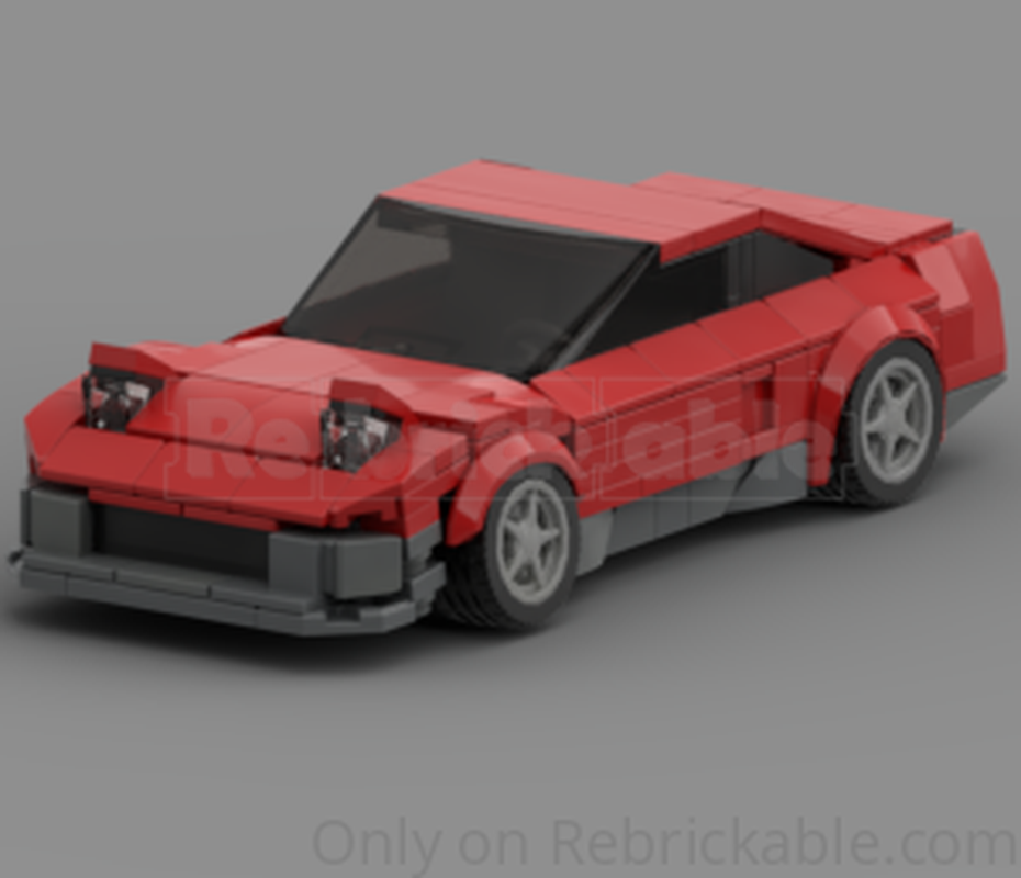 LEGO MOC Pontiac Fiero by Mightbemike | Rebrickable - Build