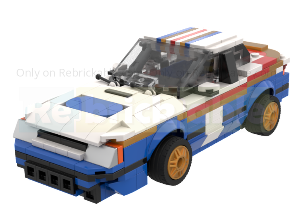 LEGO MOC-209532 Subaru Legacy'91- MANX Rally / Colin McRae's Subaru ...