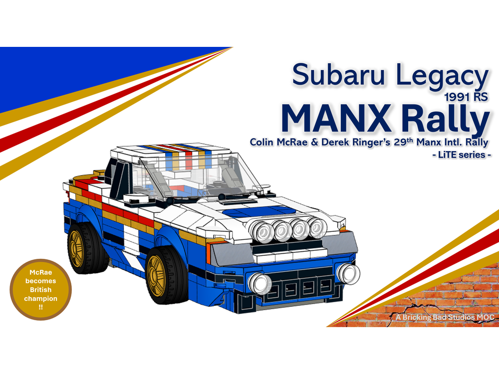 LEGO MOC-209532 Subaru Legacy'91- MANX Rally / Colin McRae's Subaru ...