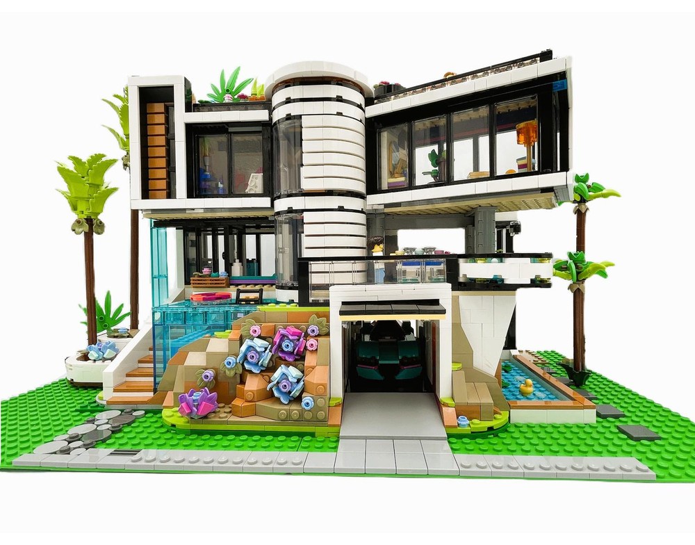 LEGO MOC Modern Mansion Alternate build of 42639 & 31153 by LEGO MOC Modern Mansion Alternate build of 42639 & 31153 by