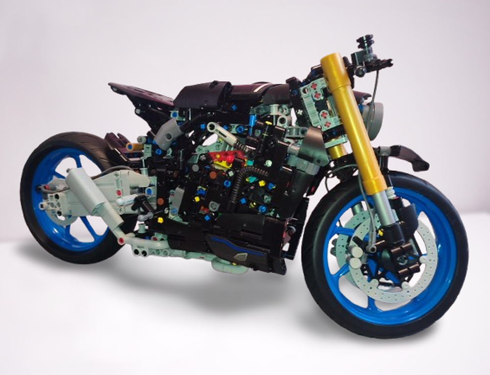 MOC-209683 MOC yamaha LEGO 42159 GeCo Pure Retro Elegance