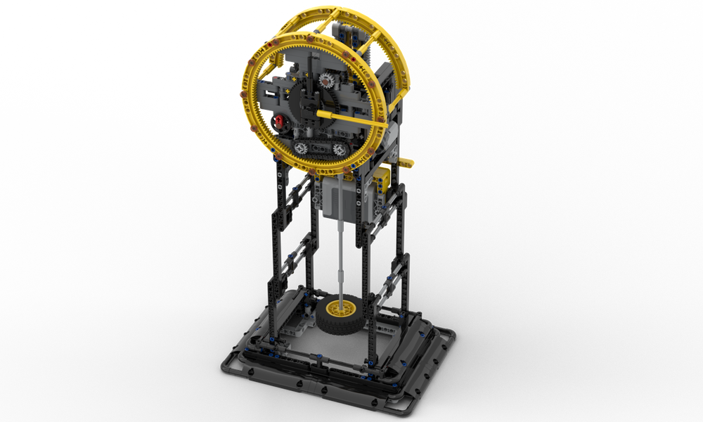 LEGO MOC Pendulum Clock With Auto Rewind by ts-manuel | Rebrickable ...
