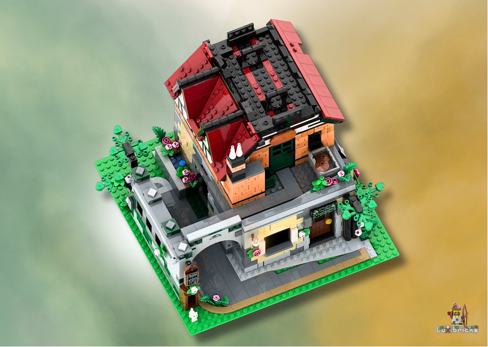 LEGO MOC-209978 The Old Guarded Inn (Tudor Corner 10350 Alternate Build ...