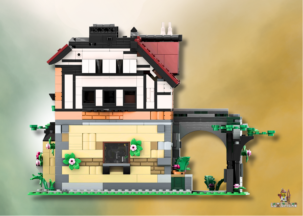 LEGO MOC-209978 The Old Guarded Inn (Tudor Corner 10350 Alternate Build ...