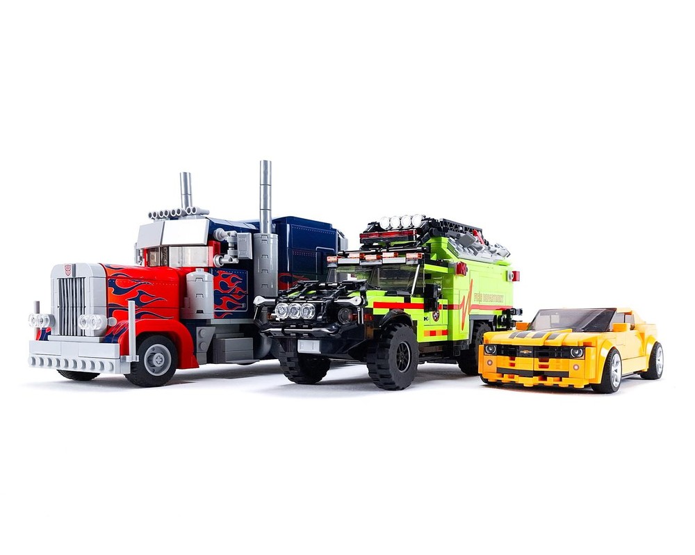 LEGO MOC-210122 Transformers bundle: Optimus Prime, Bumblebee, Ratchet ...