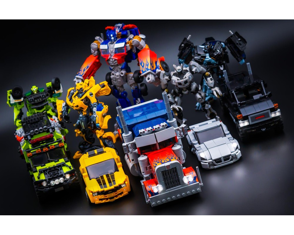 LEGO MOC-210122 Transformers bundle: Optimus Prime, Bumblebee, Ratchet ...