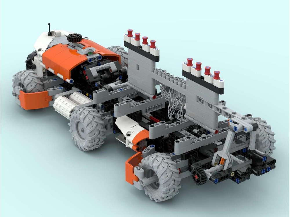 LEGO MOC-210131 Heavy Module Carrier LT78+ (2 x 42178 mod) by zz0025 ...