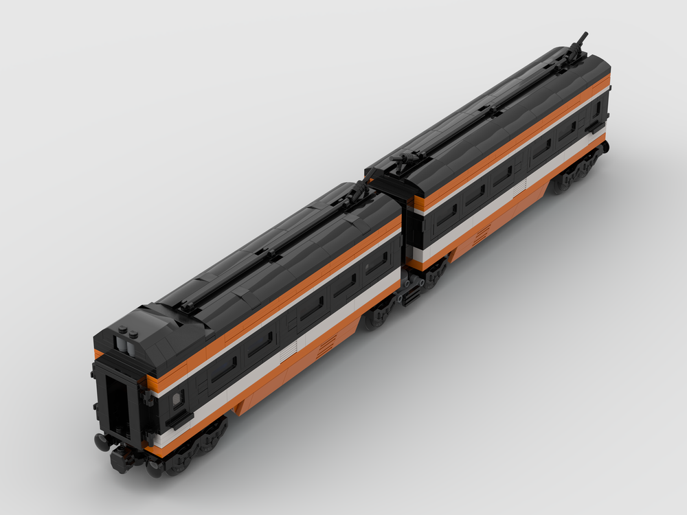 LEGO MOC-210168 Car mod for 10233 Horizon Express (Roof, Doors