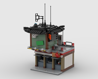 Modular Cyberpunk City - Shrimp Shack and Shady Shop