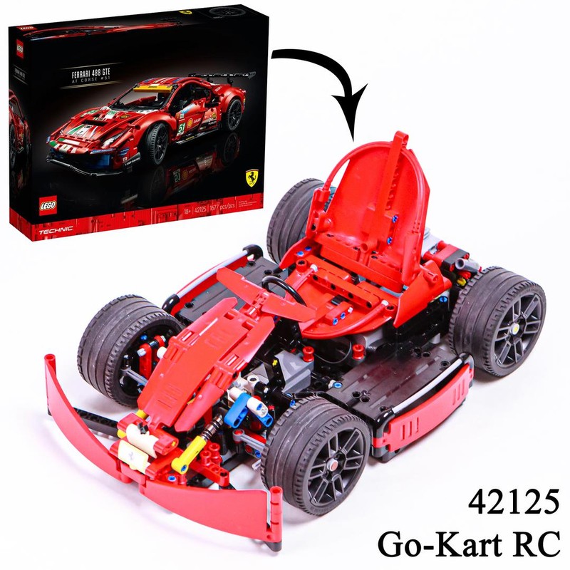 LEGO MOC-210251 Go-Kart RC (42125 Ferr ari 488 GTE c-model) by