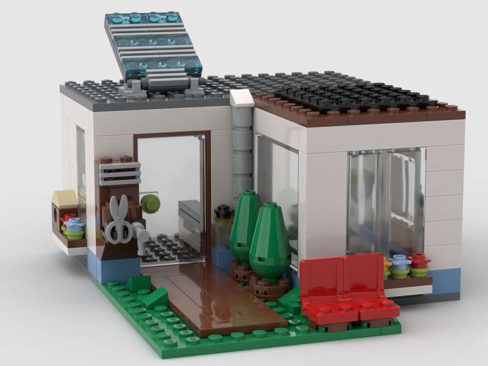 LEGO MOC Modern Modular L-Shape by Klaartje68 | Rebrickable - Build ...