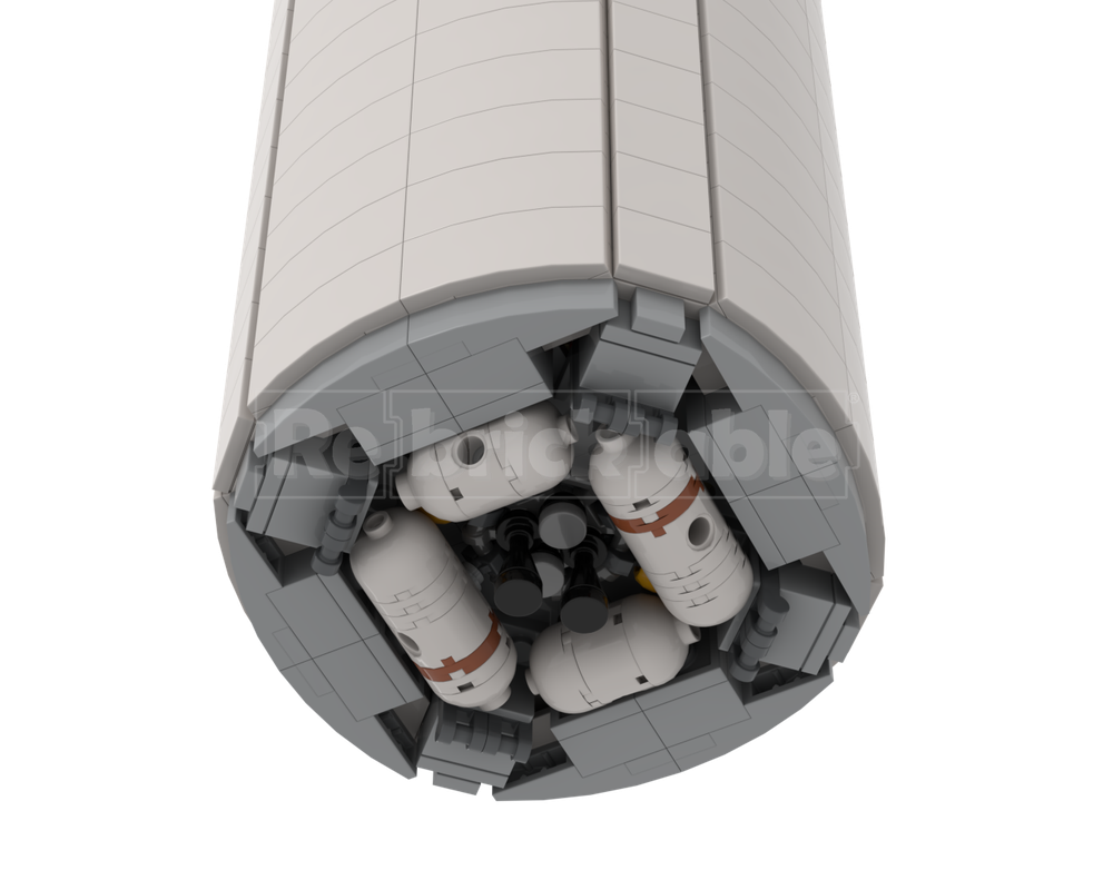 LEGO MOC-210371 Saturn V MLV-25L Two-Stage and 12 Meter Payload