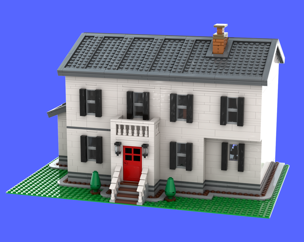 LEGO MOC-210374 American Colonial Home by RepublicStuds | Rebrickable ...