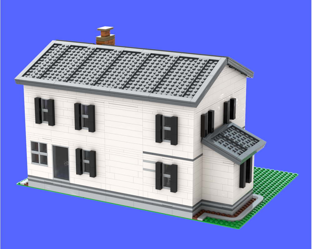 LEGO MOC-210374 American Colonial Home by RepublicStuds | Rebrickable ...