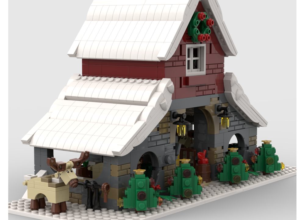 lego winter cabin
