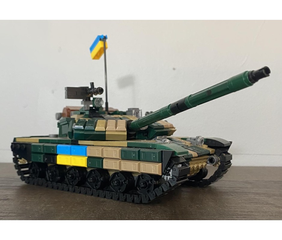 LEGO MOC-210498 T-64BV Ukrainian Main Battle Tank 1/35 Scale by Grant ...