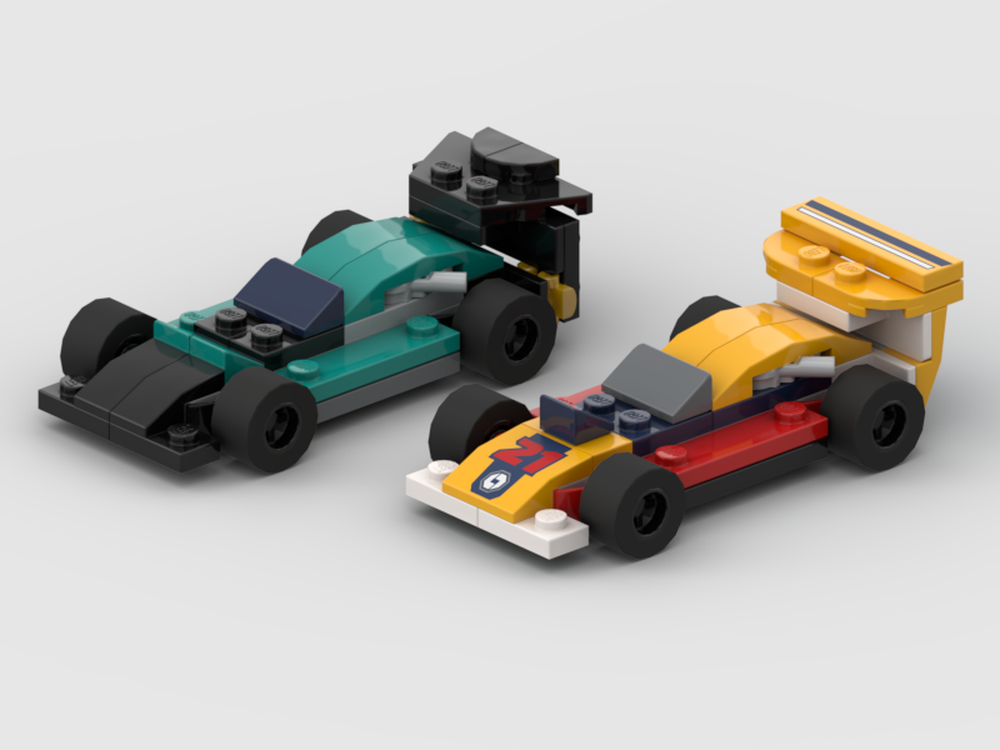 LEGO MOC Formula Cars (60400 alt) by DRT16 | Rebrickable - Build with LEGO