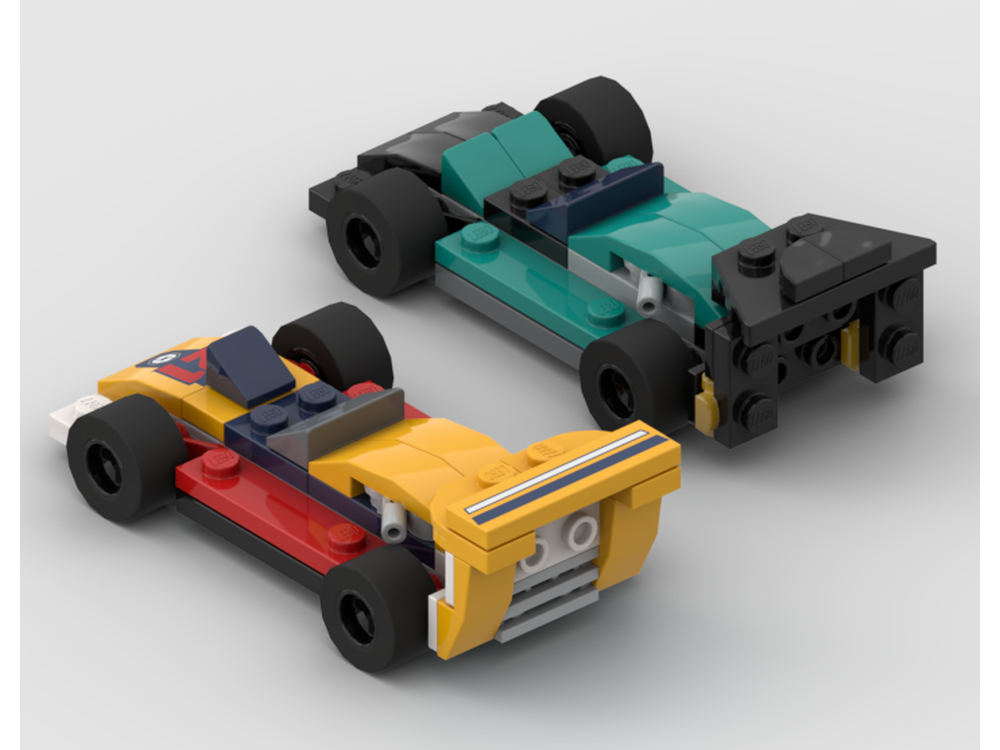 LEGO MOC Formula Cars (60400 alt) by DRT16 | Rebrickable - Build with LEGO