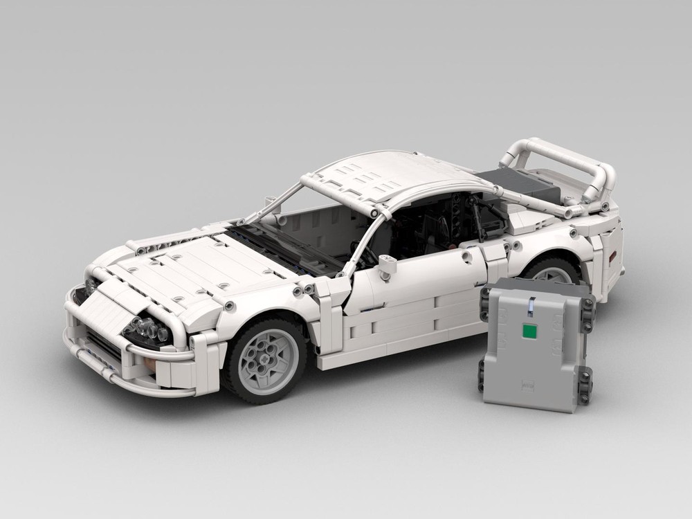 LEGO MOC-210547 Toyota Supra MK4 (1:12) White [RC] by Artemy Zotov