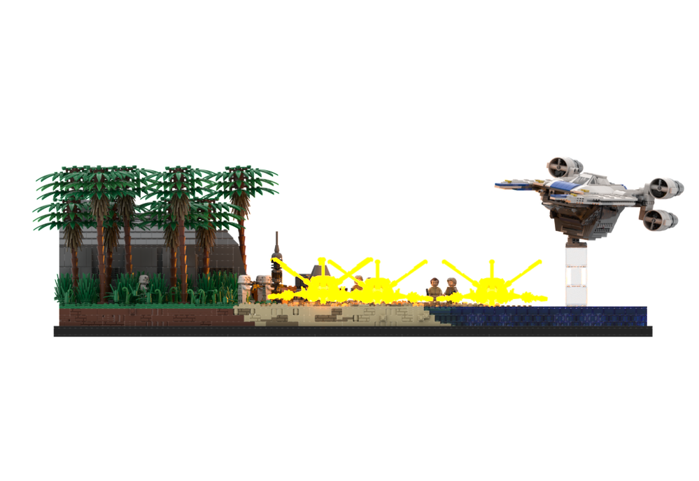 LEGO MOC-210605 SW - Scarif Beach Attack by Sarinoo90 | Rebrickable ...