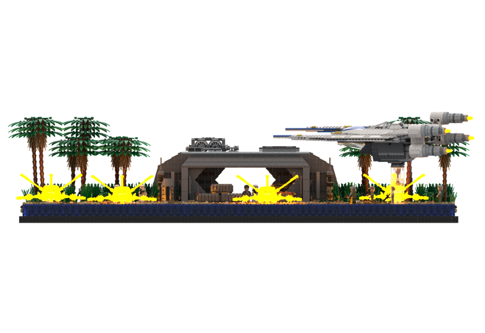 LEGO MOC-210605 SW - Scarif Beach Attack by Sarinoo90 | Rebrickable ...