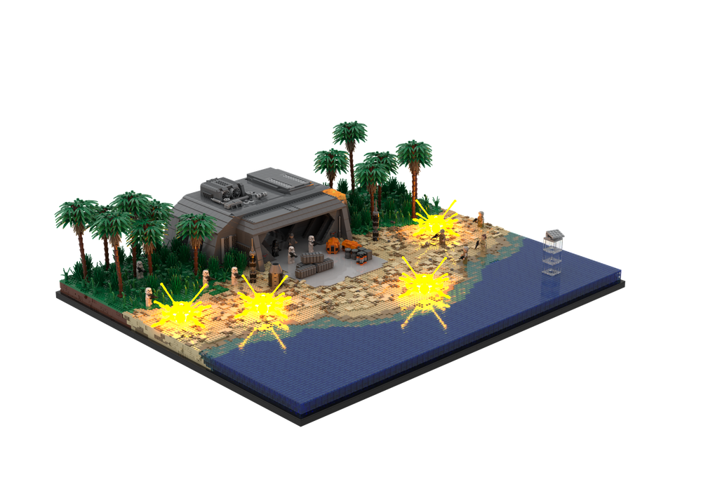LEGO MOC-210605 SW - Scarif Beach Attack by Sarinoo90 | Rebrickable ...