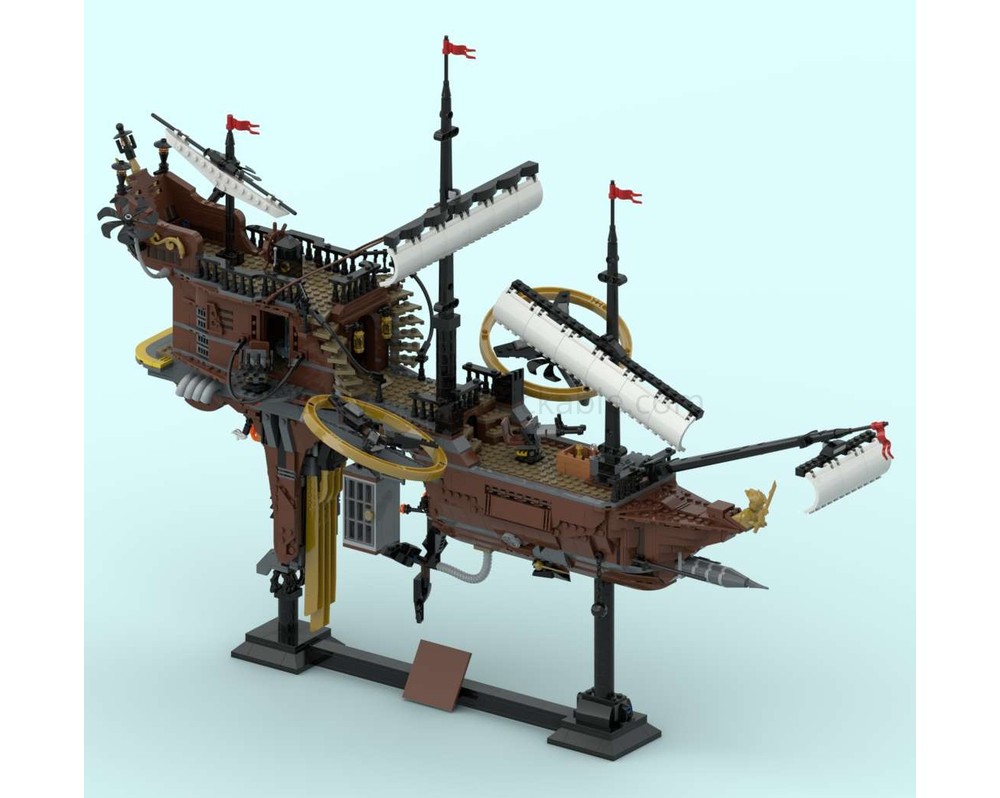 LEGO MOC-210606 Steampunk Pirate Airship 