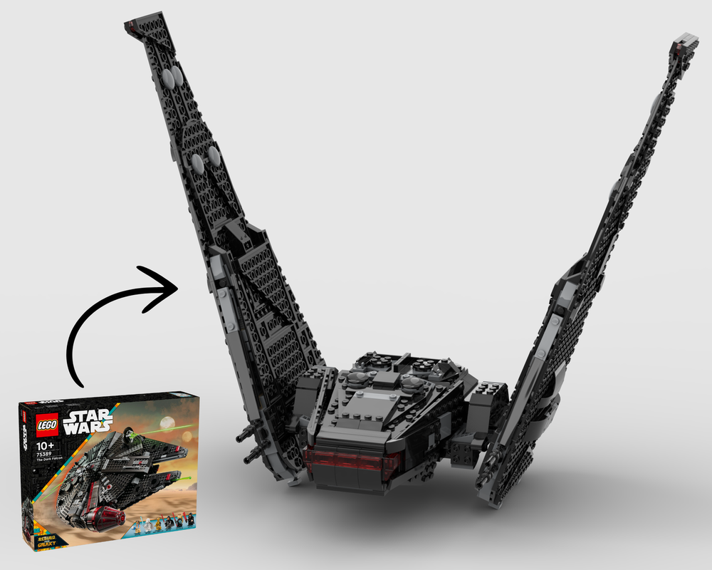 アルコ　2ボックスまとめ Kylo Ren's Shuttle (75389 Dark Falcon Alternative) Transform