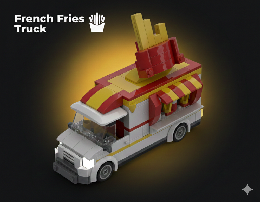 LEGO MOC-210675 LEGO French Fries Food Truck by elldaimo | Rebrickable ...