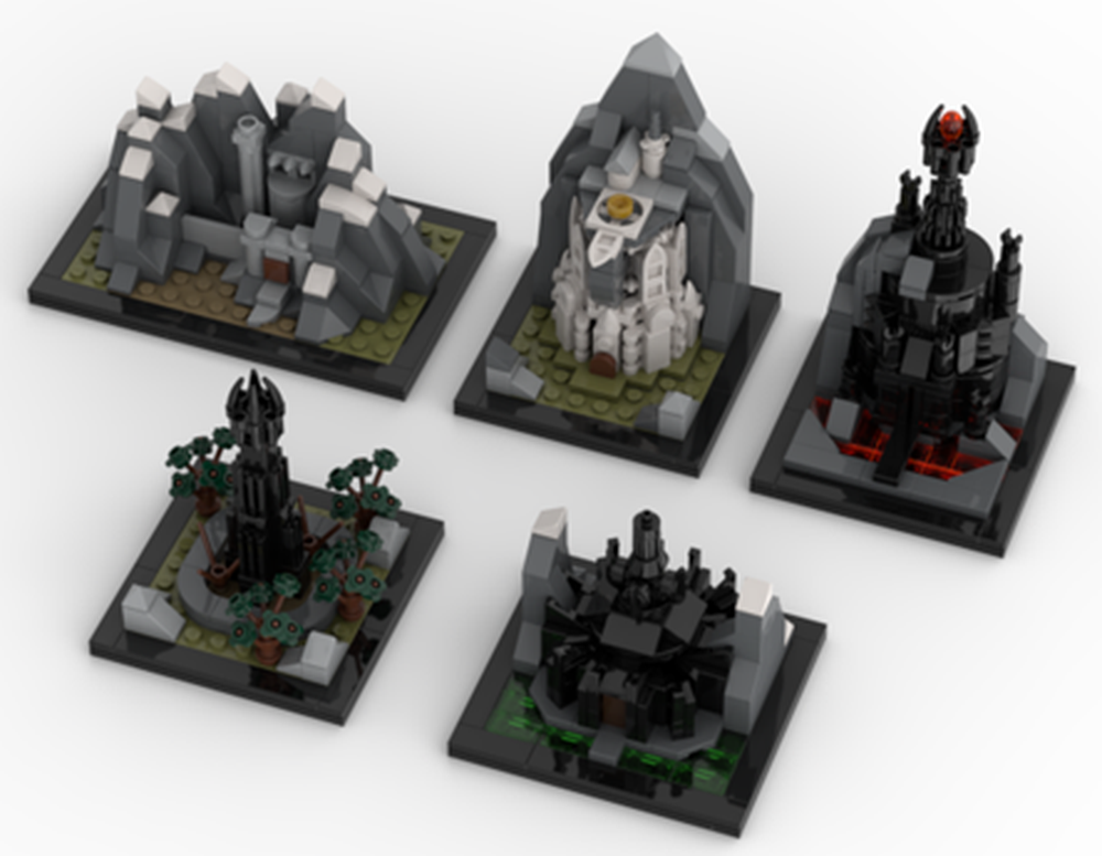 LEGO MOC LOTR Mini Diorama's by Titanic_13 Rebrickable Build