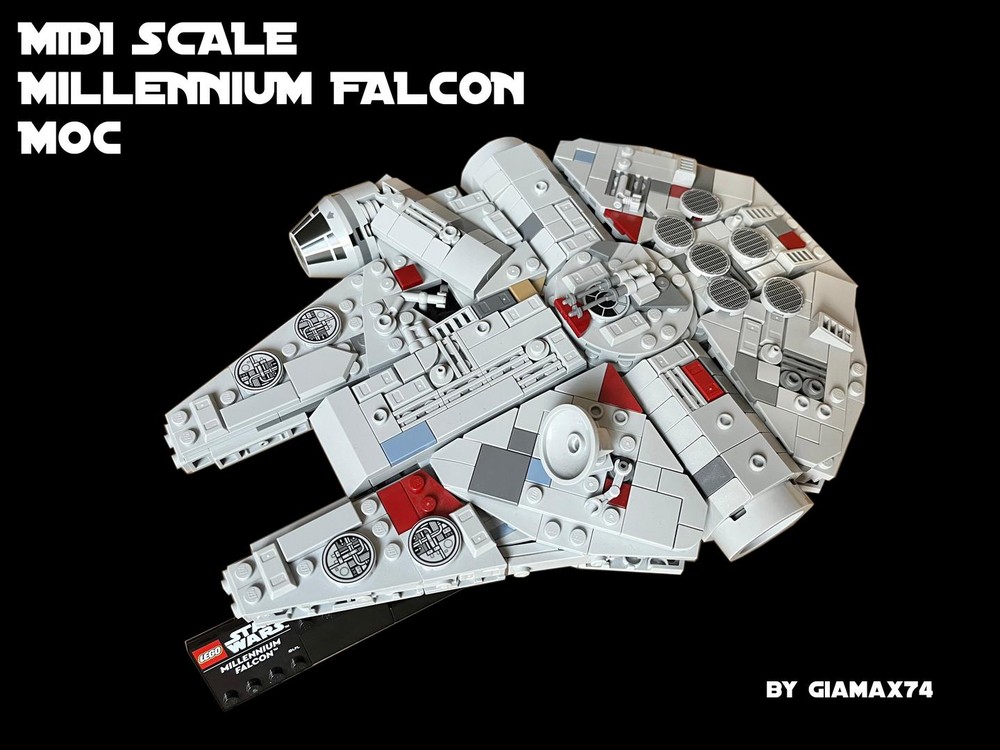 LEGO MOC Midi Scale Millennium-Falcon MOD by giamax74