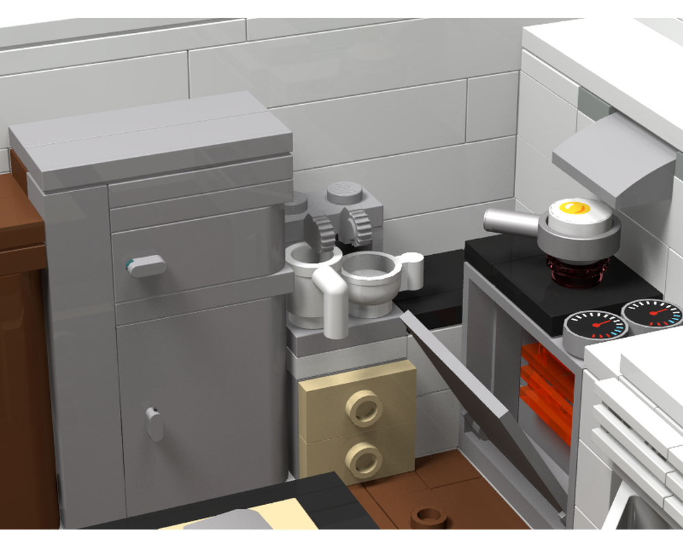 LEGO MOC kitchen by howtolego | Rebrickable - Build with LEGO