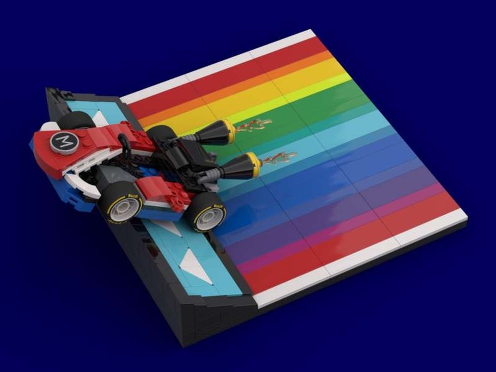 LEGO MOC-210832 Rainbow road glider ramp by Henktor | Rebrickable ...
